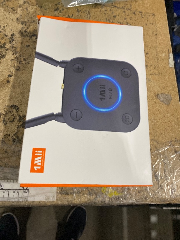 Photo 1 of [Upgraded] 1Mii B06Pro Long Range Bluetooth Receiver, HiFi Wireless Audio Adapter, Bluetooth 5.1 Receiver with 3D Surround aptX HD Low Latency Optical RCA AUX 3.5mm Coaxial for Home Stereo System