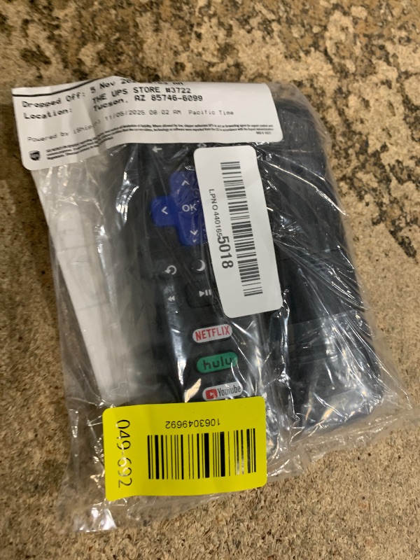 Photo 1 of (Pack of 2) Replacement Remote Control Only for Roku TV, Compatible for TCL Roku/Hisense Roku/Onn Roku/Sharp Roku/Element Roku/Westinghouse Roku/Philips Roku Smart TVs (Not for Roku Stick and Box)