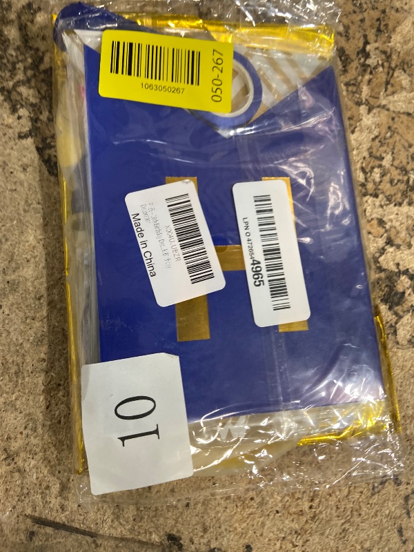 Photo 1 of 10th Birthday Decorations Boys, Navy Blue Gold Balloons and Happy Birthday Banner, 40 Inch Number 10 Foil Birthday Balloons with Birthday Bunting, for Boys Girls Birthday Decoration