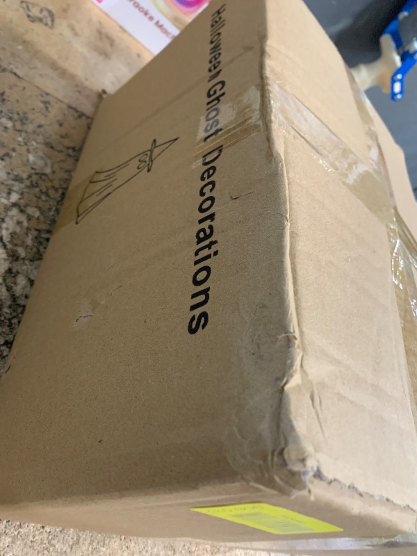 Photo 1 of [Timer] 2Packs Halloween Decorations Outdoor, Cute Halloween Decorations Indoor, Spooky Ghost Halloween Decor with Witch Hat, Scary Ghosts Decor with LED Lights for Front Porche Yard Garden Home