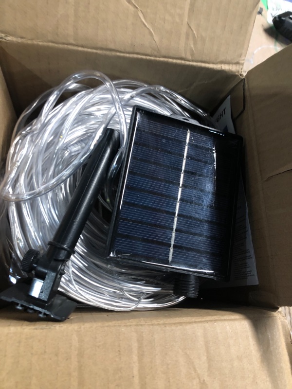 Photo 1 of ***(PARTS ONLY/ NON FUNCTIONAL)***New Upgraded Solar Rope Lights Outdoor Waterproof 19 Modes170ft 500 LED Solar String Lights with Remote Timer Dimmable USB Rechargeable Yard Outside Christmas Lights Xmas Decor (500LED-Multicolor)