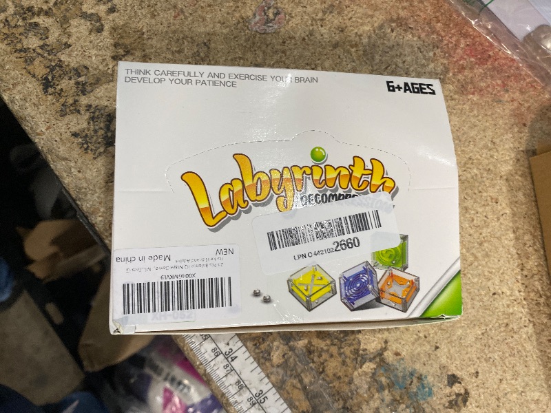 Photo 1 of 24 Pcs Balance IQ Maze Game?Mini Maze Cube Puzzle Box 3D Brain Maze Toy Puzzles Party Favor Games, Ideal Prizes Gifts for Kids and Adults