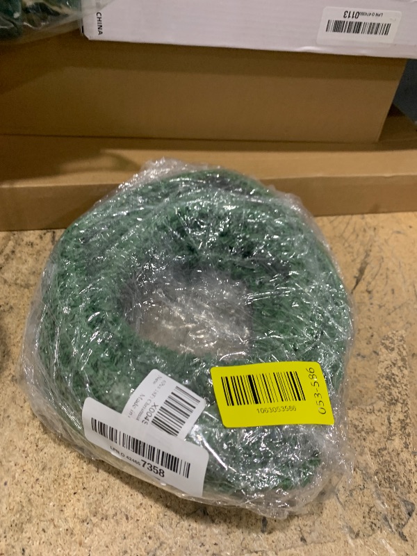 Photo 1 of 108Ft Christmas Miniature Artificial Pine Garlands 0.38in Thin Wired Mini Greenery Pine Roping Garland Easy Shaped for Christmas Party Decoration Dollhouse Crafts Holiday Indoor 18Ft x 6 Rolls