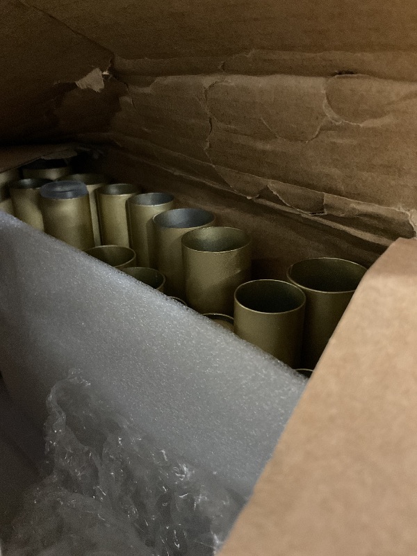 Photo 1 of 2 Pack Gold Wrap Around Double Curtain Rods Set, USFOOK Blackout Curtain Rods for Windows 48 to 84 Inch, 6/8 Inch Room Darkening Curtain Rod 32 to 86 Inch, Decorative Drapery Rods for Home