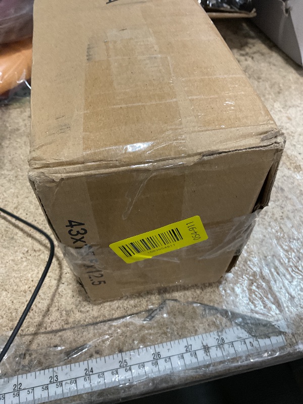 Photo 1 of 1 Inch Double Curtain Rods for Windows 30in-150in, Heavy Duty Drapery Rod Adjustable Black Dual Curtain Rod with Brackets and Curtain Clip, for Sliding Glass Door, Patio, Bedroom, Kitchen, Bathroom