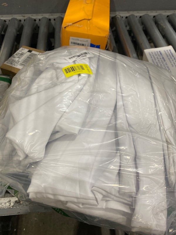 Photo 1 of 10 Pack White Table Cloth for Rectangle Tables,60x102 inch-Washable and Reusable Table Cloths for 6-8 Ft Rectangle Table,Polyester Fabric Table Cover for Party,Wedding,Buffet