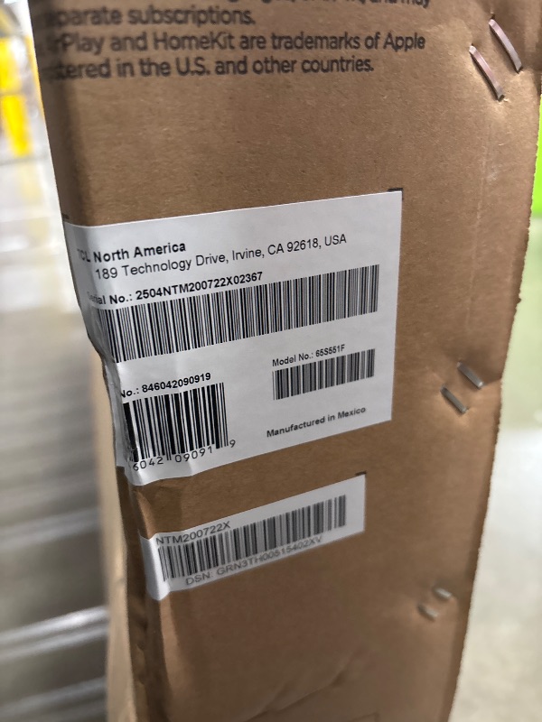 Photo 1 of TCL 65 Inch Class QM6K Series | Mini LED QLED 4K HDR | 65QM6K, 2025 Model | 120HZ-144HZ High Brightness Smart Google TV Dolby Atmos Onkyo Audio | Voice Remote Alexa Gaming Streaming Television