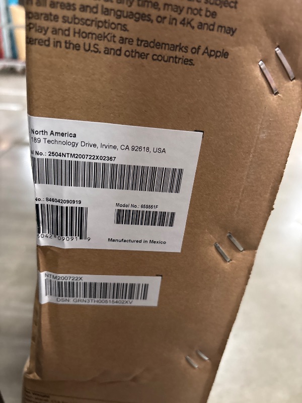 Photo 1 of TCL 65 Inch Class QM6K Series | Mini LED QLED 4K HDR | 65QM6K, 2025 Model | 120HZ-144HZ High Brightness Smart Google TV Dolby Atmos Onkyo Audio | Voice Remote Alexa Gaming Streaming Television