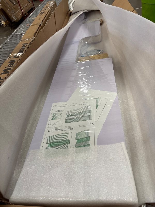 Photo 1 of 6.9FT Paper Room Divider with LED Light, Folding Privacy Screens with Storage Shelf,Portable Partition Wall for Exhibitions, Salons,Home Office Entrances,Retail Displays-L98.4’’*W13.8’’ *H82.6’’