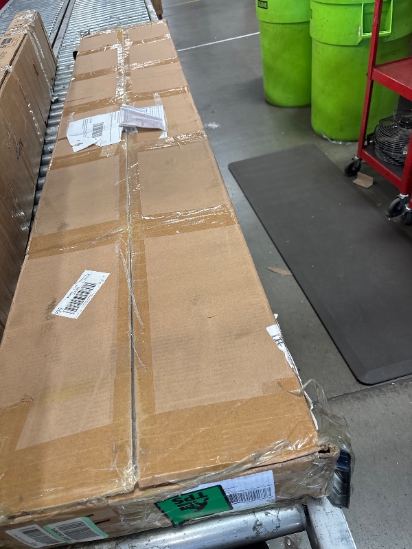 Photo 2 of 6.9FT Paper Room Divider with LED Light, Folding Privacy Screens with Storage Shelf,Portable Partition Wall for Exhibitions, Salons,Home Office Entrances,Retail Displays-L98.4’’*W13.8’’ *H82.6’’