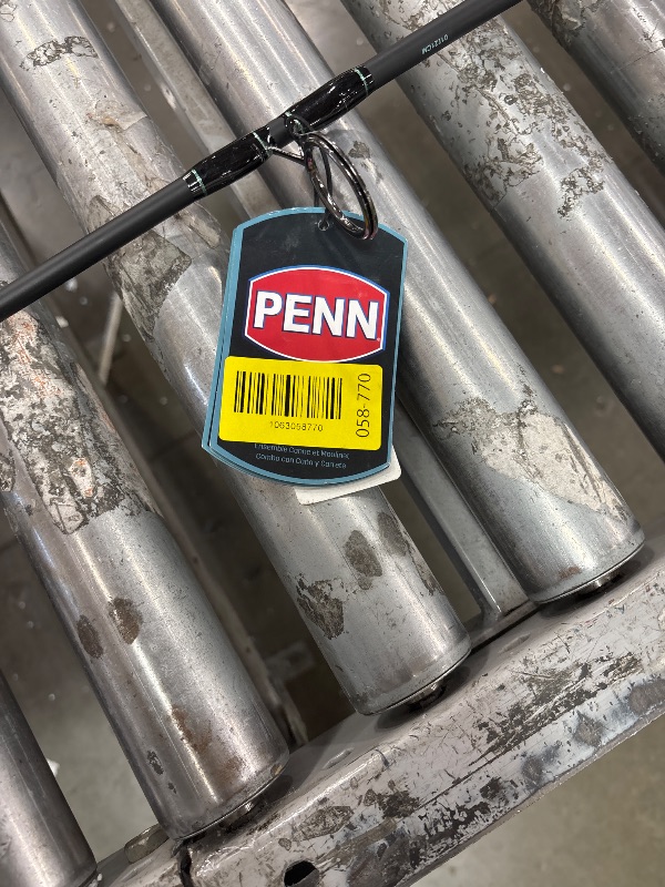 Photo 1 of *** SEE NOTES *** PENN 7’ Pursuit IV Fishing Rod and Reel (Size 4000) Inshore/Nearshore Spinning Combos, 7’, 1 Graphite Composite Fishing Rod with 5 Reel, Durable and Lightweight, Black/Seafoam Green
