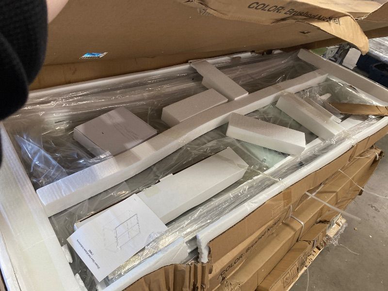 View 4 of ***MISSING PARTS***
***MISSING PARTS***issing hardware88888
Mersviton Shower Door, 60" W x 74" H Framed Double Sliding Shower Door with 5/16"(8mm) Clear Tempered Glass, Glass ShowerDoor w/Explosion-Proof Film Nano Coating,Brushed Nickel Finished