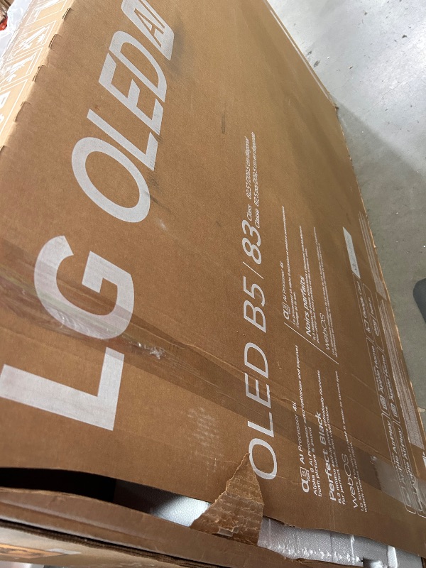 Photo 1 of LG 83-Inch Class OLED AI 4K B5 Series Smart TV w/Dolby Atmos, Dolby Vision, HDR10, AI Super Upscaling 4K, Filmmaker Mode, Wow Orchestra, Alexa Built-in (OLED83B5PUA, 2025)