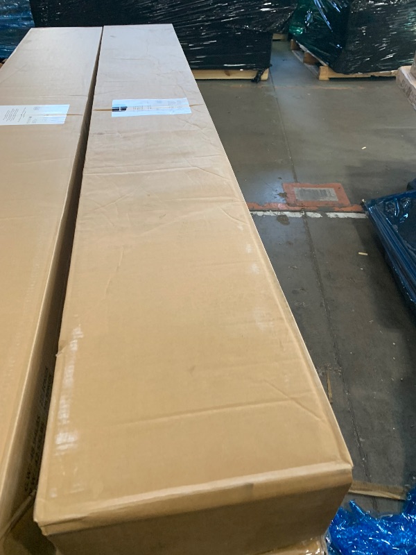 Photo 1 of Amazon Basics Smart Box Spring Bed Base, 7-Inch Height Mattress Foundation, Tool-Free Easy Assembly, King, 79"L x 75.5"W x 7"H, White