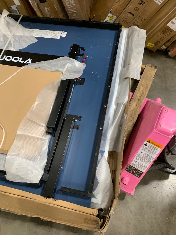 Photo 1 of JOOLA Inside Professional MDF Indoor Ping Pong Table with Quick Clamp Table Tennis Net and Post Set 