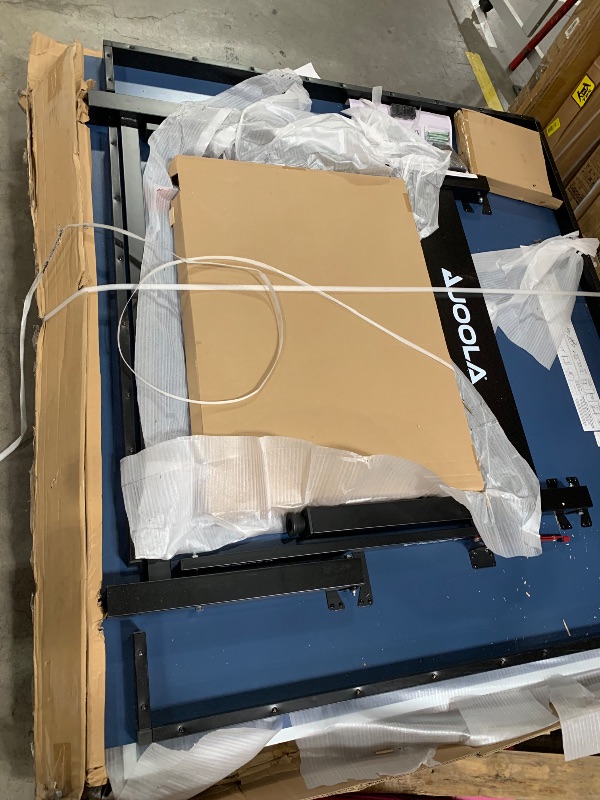 Photo 1 of JOOLA Inside Professional MDF Indoor Ping Pong Table with Quick Clamp Table Tennis Net and Post Set 