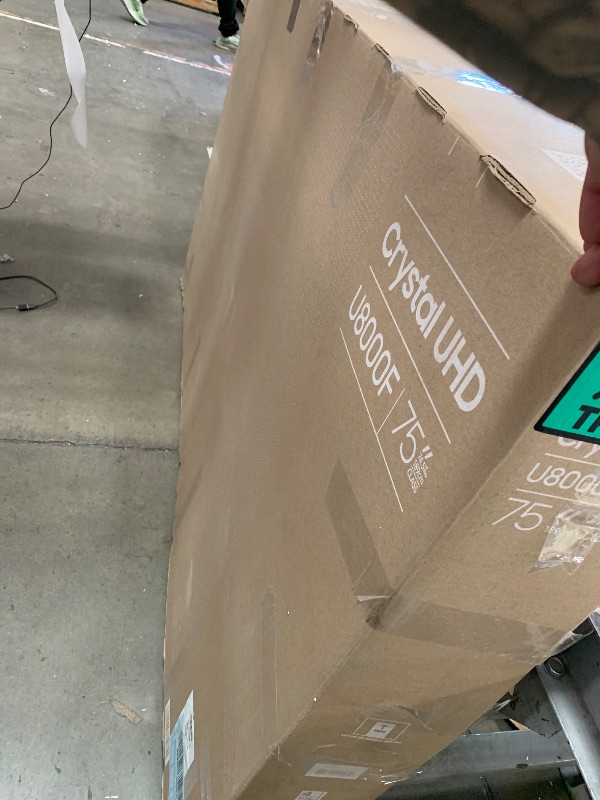 Photo 1 of DAMAGED SCREEN, FINAL SALE***
Samsung 75-Inch Class Crystal UHD U8000F 4K Smart TV (2025 Model) Endless Free Content, Crystal Processor 4K, MetalStream Design, Knox Security, Alexa Built-in
