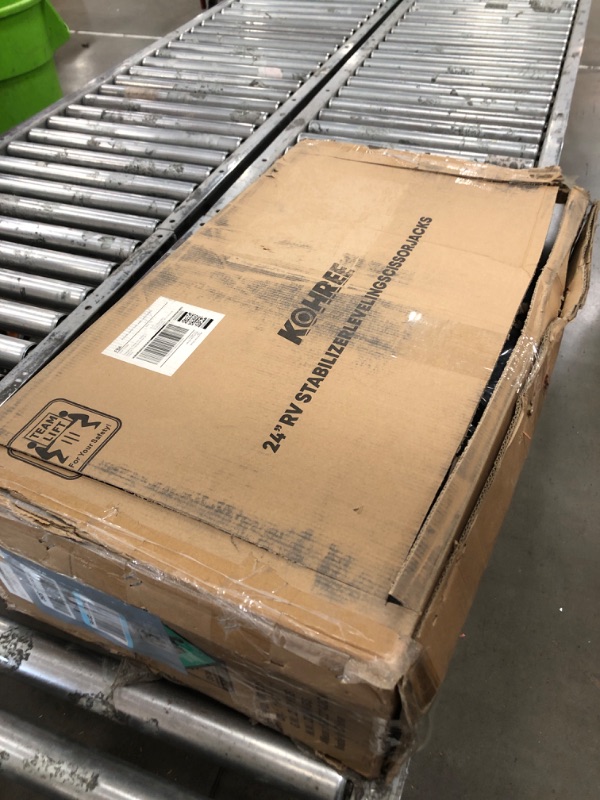 Photo 1 of [Upgrade] Kohree 7500lbs RV Stabilizer Leveling Scissor Jacks 24" for Travel Trailer Camper, Set of 4, Heavy Duty RV Stabilizer Jacks Kit with Crank Handle and Drill Bit