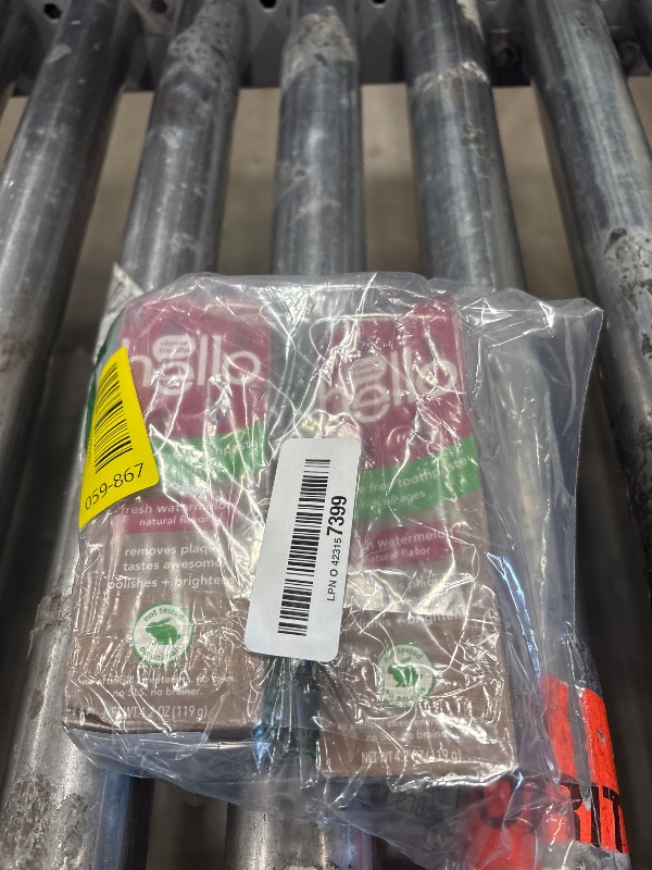 Photo 1 of *** ONLY 2***. Hello Fresh Watermelon Fluoride Free Kids Toothpaste, 4.2 Oz Tube (Pack of 3)