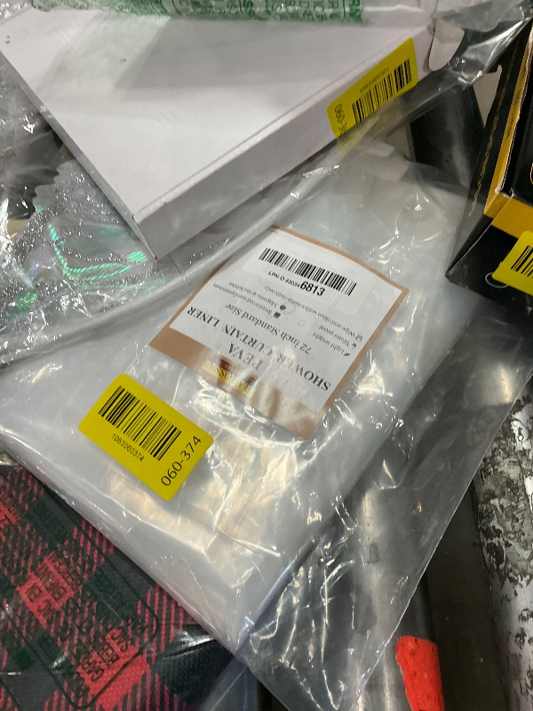 Photo 1 of Barossa Design Plastic Shower Liner Clear - Premium PEVA Shower Curtain Liner with Rustproof Grommets and 3 Magnets, Waterproof Cute Lightweight Standard Size Bathroom Curtains - Clear