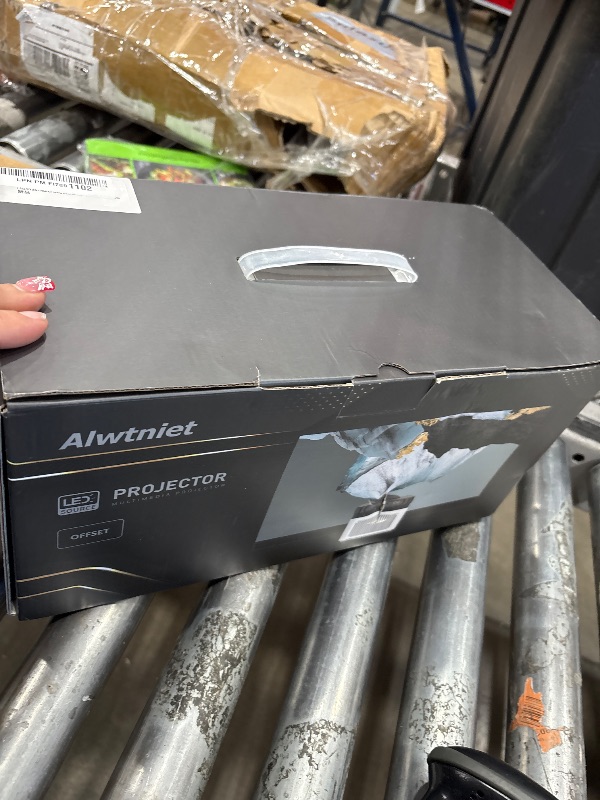 Photo 1 of [700 ANS & Electric Focus] Short Throw Smart Projector with Wifi and Bluetooth, Mini Projector 1080P 4K Support, Auto Correction Video Proyector for Home Theater Outdoor Use