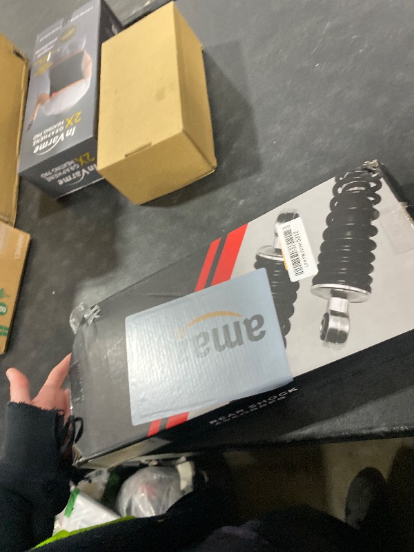 Photo 1 of 1 Pair 12.5Inch 320mm Universal Motorcycle Rear Shock Absorbers Suspension Replacement for Honda Yamaha Kawasaki Suzuki Dirt Bike ATV Go Kart (Black)