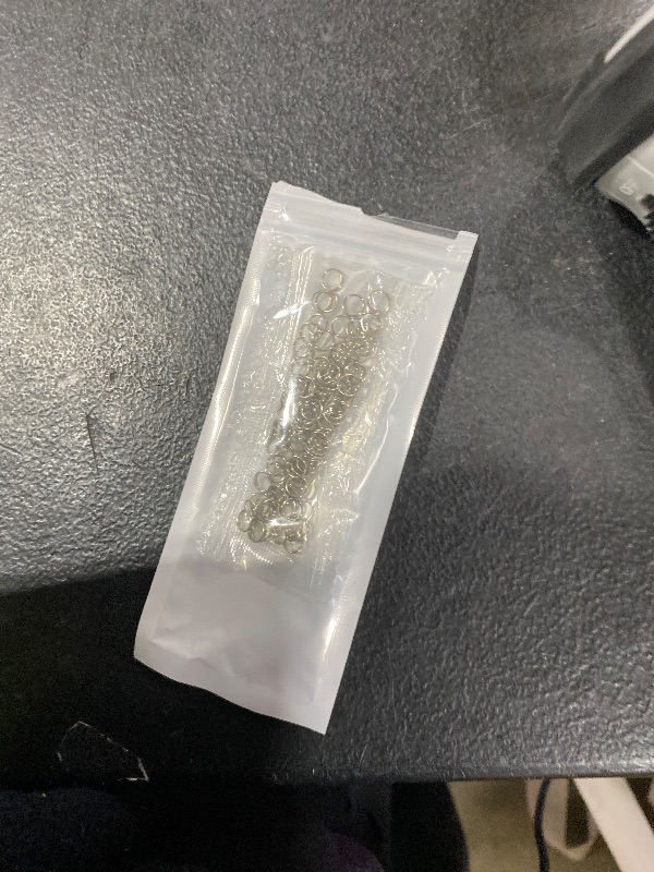 Photo 1 of 100 PCS 5.8mm Mini Split Ring for Jewelry Making, Double Loops Round Split Jump Rings Necklaces Bracelets Earrings Metal Keychains Tiny Key Rings Pet Collar Tag DIY Craft Accessories