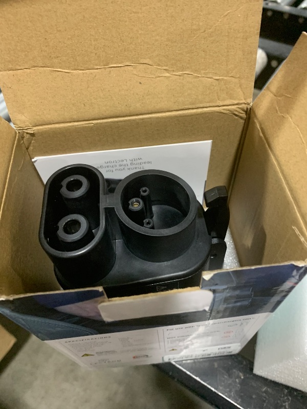 Photo 1 of Lectron NACS to CCS Electric Vehicle Adapter with Interlock - (500A/1,000V) - Compatible with Tesla Superchargers - CCS1 EV Fast Charging with Vortex Plus [Check Automaker for Compatibility] - UL 2252