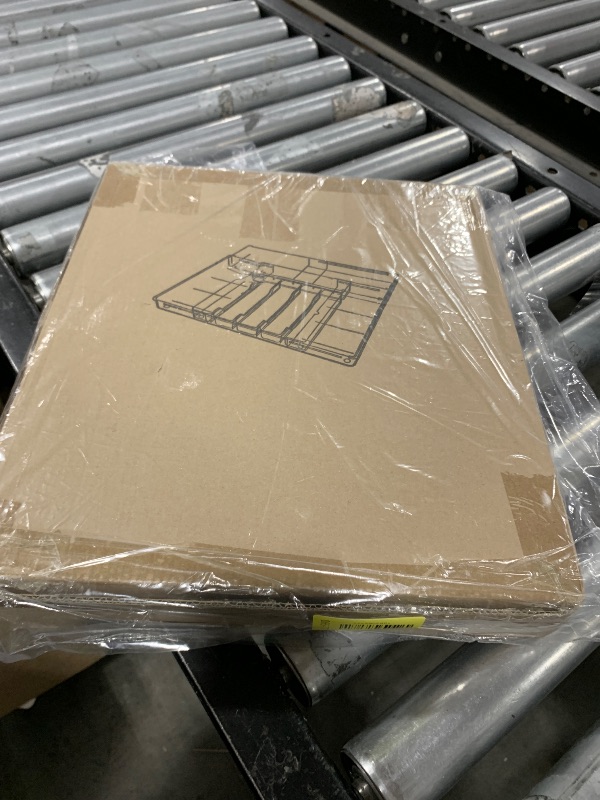 Photo 1 of CEBERVICE Large Silverware Organizer, Expandable BPA Free Kitchen Silverware Drawer Organizer, 9 Slots Cutlery Utensil Tray with Dividers, Adjustable Flatware Storage Holder for Spoons Forks Knives