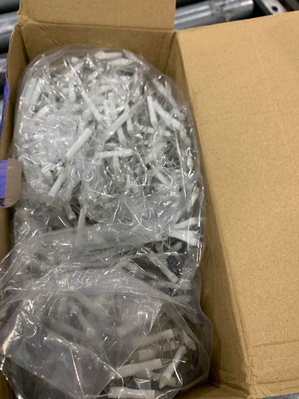 Photo 1 of 1296 LED 131FT Christmas Lights 288 Drops, Outdoor Hanging lights with 8 Modes & Timer, Plug in Curtain String Light Outdoor Waterproof for House Tree Holiday Wedding Party Outside Decor (Cool White)