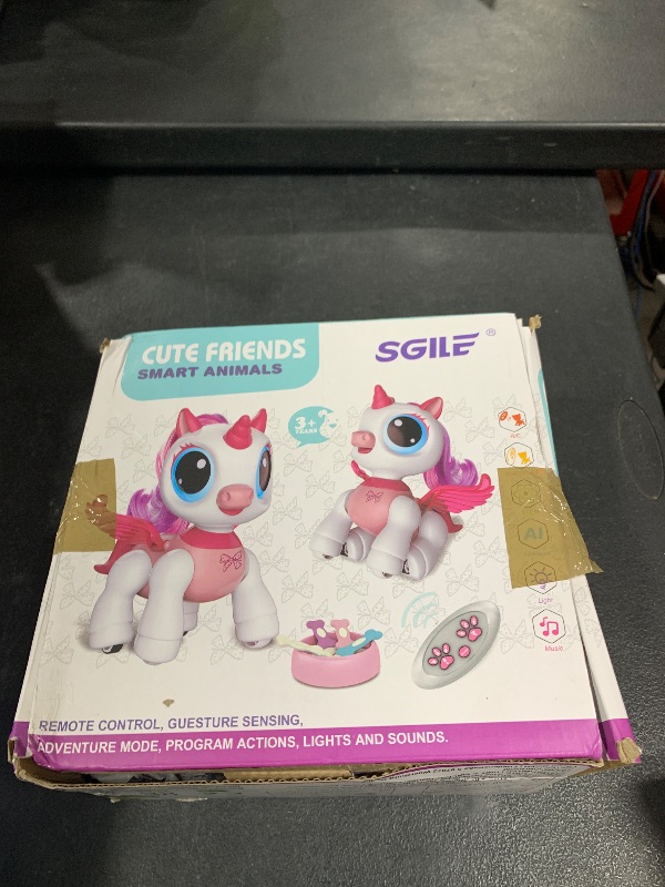 Photo 2 of SGILE Kids Toys Rechargeable RC Robots, Remote Control Toy with Auto-Demonstration Pink