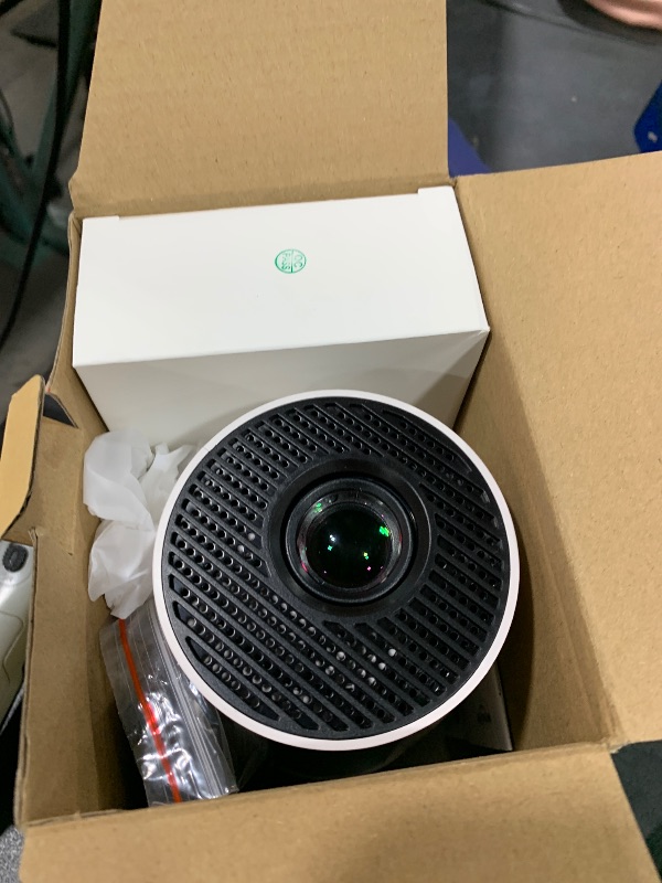 Photo 1 of [Built-in Apps & 2025 Upgraded] Mini Projector with WiFi 6 and Bluetooth 5.4 Support 4K 1080P Auto Keystone 180° Rotatable Projector Portable Compatibile with HDMI/TV Stick/Memory Stick/Laptop, White