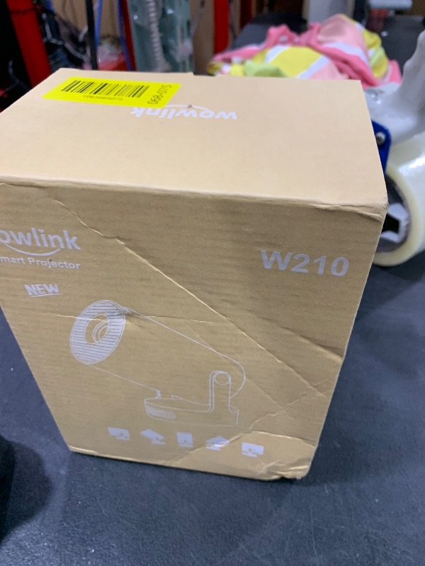 Photo 1 of [Built-in Apps & 2025 Upgraded] Mini Projector with WiFi 6 and Bluetooth 5.4 Support 4K 1080P Auto Keystone 180° Rotatable Projector Portable Compatibile with HDMI/TV Stick/Memory Stick/Laptop, White