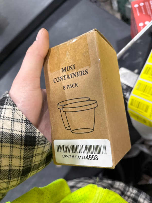 Photo 1 of [8 Pack] Salad Dressing Container To Go, 2.4oz Small Condiment Containers with Leakproof Silicone Lids, Reusable Stainless Steel Sauce Cups for Lunch Bento Box, Picnic and Travel