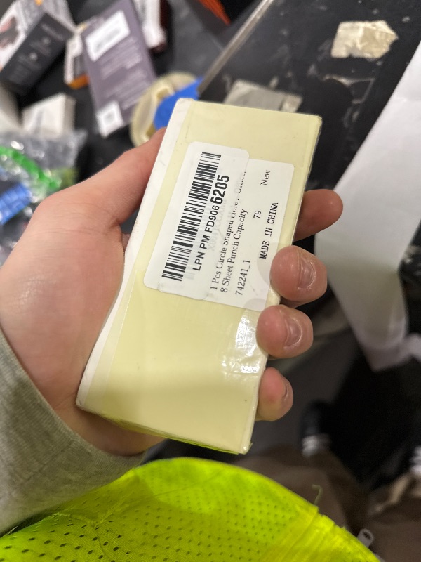 Photo 1 of 1 Pcs Circle Shaped Hole Handheld Paper Punches, 1/8 Inch Small Single Hole Punch, Mini Metal Hole-Punches for DIY Craft Paper, Tags, Ticket, Greeting Cards for Home, Office, 8 Sheet Punch Capacity