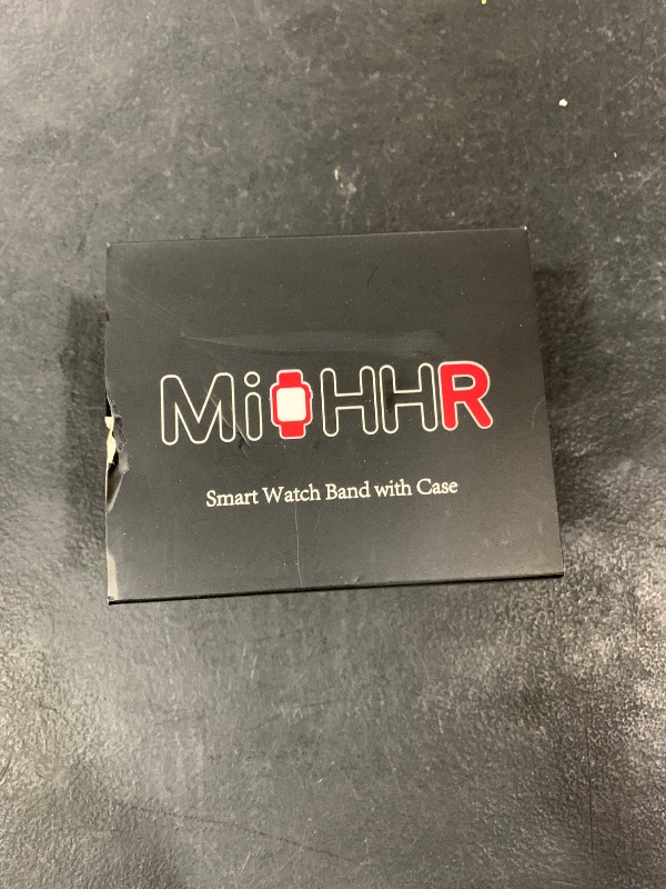 Photo 1 of MioHHR Stainless Steel Watch Band with Case Compatible for Apple Watch Bands 40/41 mm,Rugged Strap with Metal Protective Bumper Cover for iWatch Series 8/7/6/5/4/SE for Men(Silver)