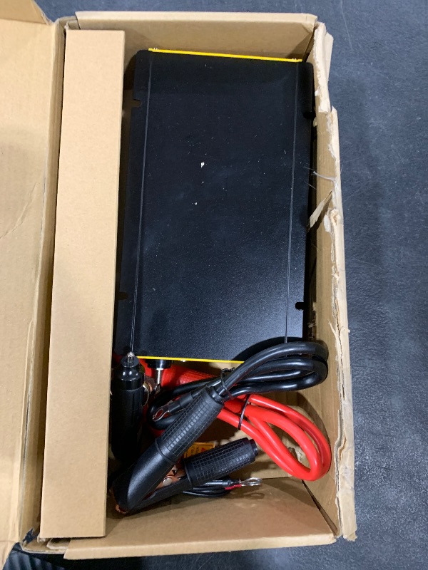 View 3 of 1000W Power Inverter 12V to 110V for Vehicles/Truck/Car/Laptop, 1000 Watt Car Power Inverter with Cigarette Lighter/LED Display/100A Battery Cables/2 AC Outlets/2 USB Port, Surge 2000W Car Inverter