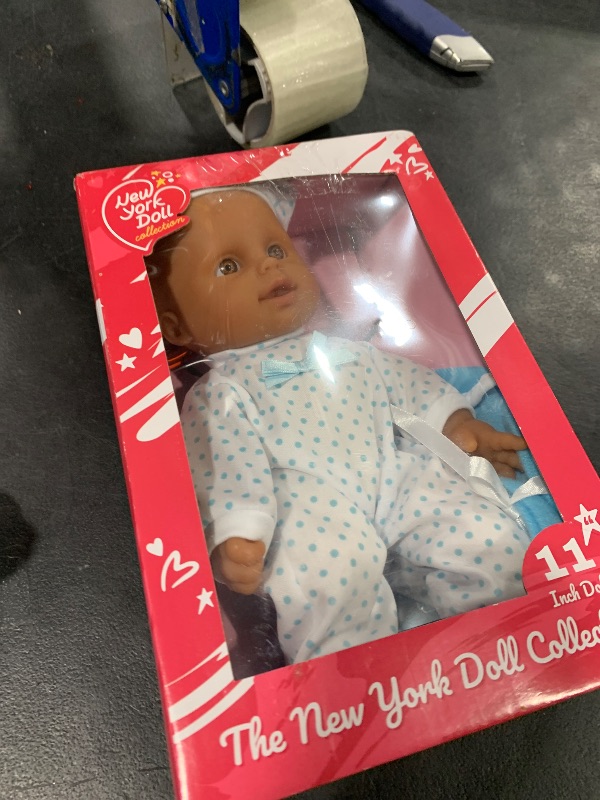 Photo 1 of 11 inch Soft Body Hispanic Newborn Baby Doll in Gift Box - Doll Pacifier Included