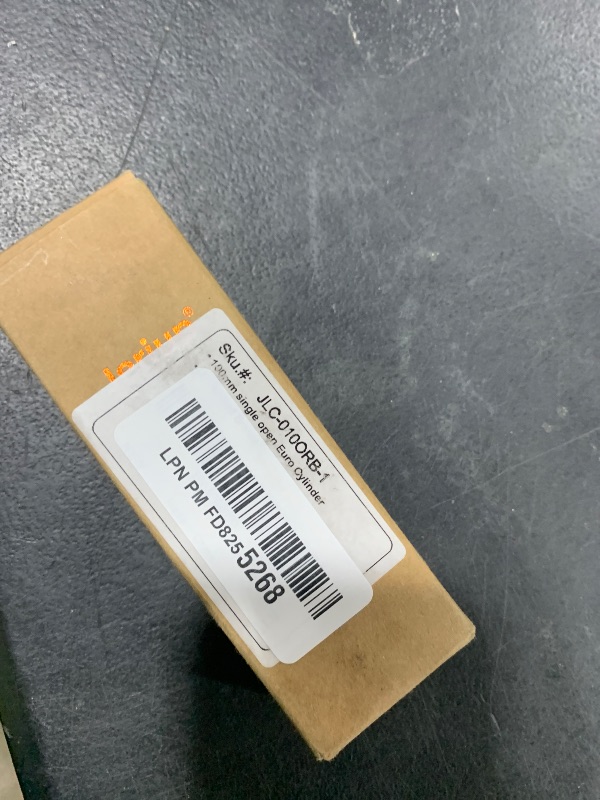 Photo 1 of 100mm (45/10/45) Oil Rubbed Bronze (Black Color) Euro Profile Lock Cylinder with 5 Keys (dimple), Single Open Copper Lock Cylinder, Anti-Rust Corrosion Resistant