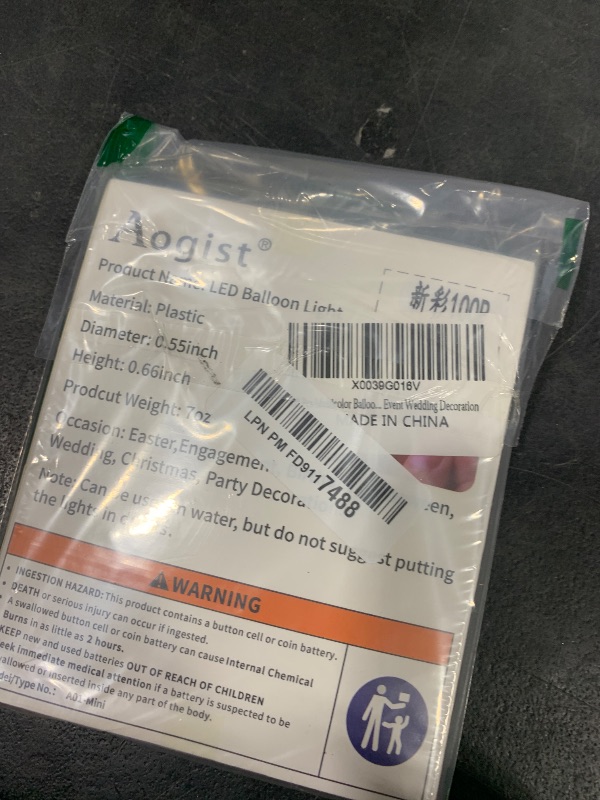 Photo 1 of 100 Pcs Flash Multicolor Balloon Light with Loop, Easter Egg Lights Rainbow Colored Mini Ball Lights Drinks Lights Round Tiny LED Light for Paper Lanterns Birthday Party Event Wedding Decoration