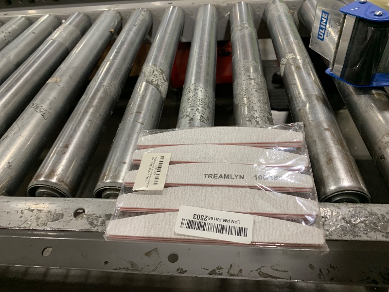 Photo 1 of 10 Pcs Rough Nail File 100/180 Grit, Heavy Duty Nail Files for Acrylic/Natural Nails, Emery Boards for Nails, Strong Finger Nail Filler, Coarse Nail File for Home and Salon Use