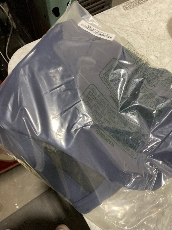 Photo 1 of AKuVoL Men's Lightweight Softshell Vest Outerwear Windproof Sleeveless Jacket for Golf Running Hiking Dark Blue L