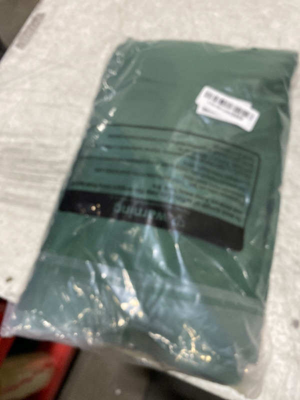 Photo 1 of 10 ft x 10 ft Wrinkle Free Hunter Green Backdrop Curtain for Parties, Polyester Dark Green Photo Backdrop Drapes 2 Panels 5x10ft for Baby Shower Wedding Birthday Party Photography Curtains