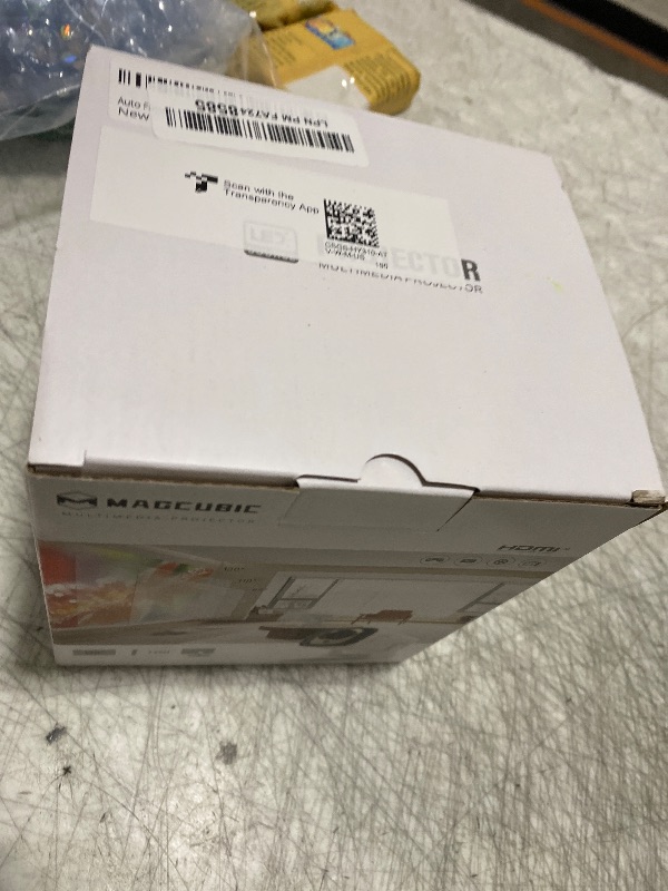 Photo 1 of ?Auto Focus&1080P?Magcubic Mini Smart Projector with 4K Support, Portable Projector with Wifi and Bluetooth, 5W Speaker, Built in Apps, Voice Control, Outdoor Movie Projector