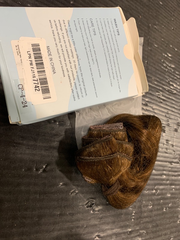 Photo 1 of 
Luxy 100% Remy Human Hair Extensions for Thin Hair Thinning Hair Fill-Ins – 6 Seamless Wefts Multi-Dimensional Color Blend - Natural-Looking Volume & Coverage 50 grams 12" Neutral Brown Thinning

