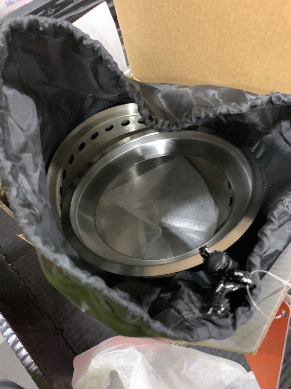 Photo 1 of Solo Stove Mesa XL, 7 Inch Tabletop Fire Pit with Stand - Smokeless, Stainless Steel Fire Pit for Camping, Outdoor & Patio- Wood Burning or Pellet Fueled Portable Bonfire, 2.3lbs, Mulberry