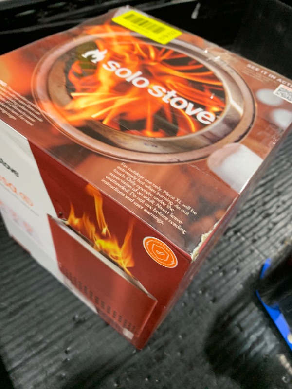 Photo 1 of Solo Stove Mesa XL, 7 Inch Tabletop Fire Pit with Stand - Smokeless, Stainless Steel Fire Pit for Camping, Outdoor & Patio- Wood Burning or Pellet Fueled Portable Bonfire, 2.3lbs, Mulberry