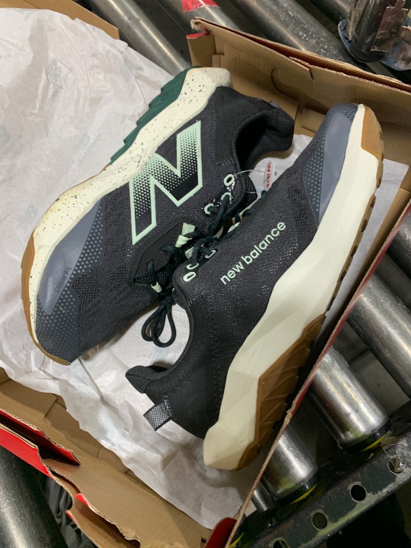 View 3 of New Balance Men's DynaSoft Nitrel v6 Trail Running Shoe, Phantom/Natural Mint/Sea Salt, 11 XW