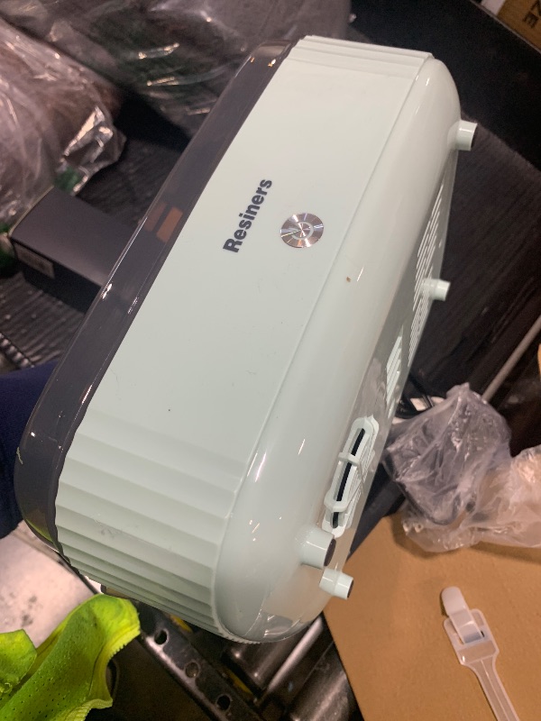 Photo 1 of  Resiners Resin Curing Machine with Larger Tray for Resin Starter, Cure Air, Auto Curing 2H Resin Supplies, Resin Dryer Curing Station for Epoxy Resin Molds Art Craft Casting, Mint Green (Patented) 