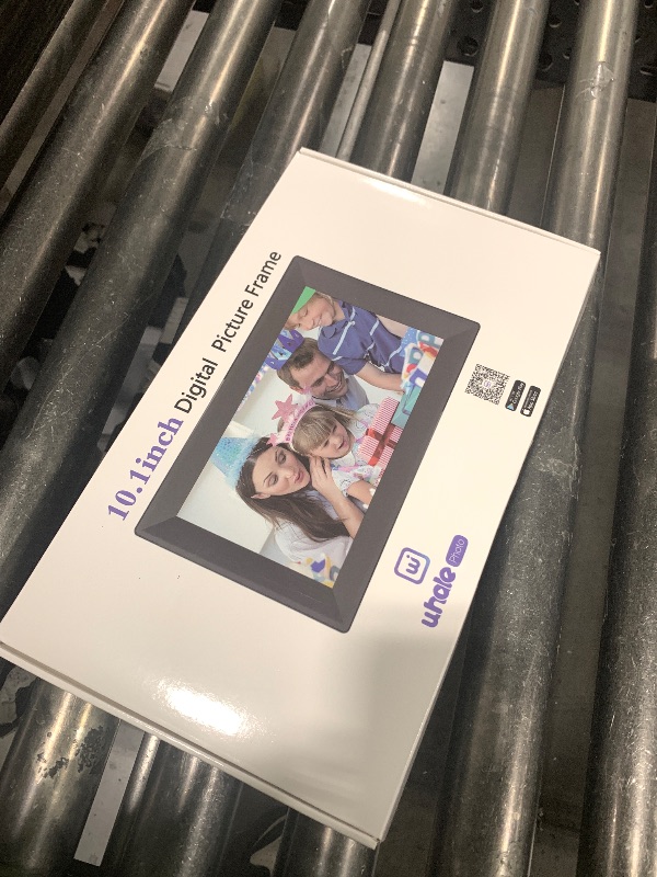 Photo 1 of  Uhale Digital Picture Frame WiFi with APP 10.1 inch IPS HD Touch Screen Loop Smart Digital Photo Frame Load Electronic Picture Frame Slideshow from Phone - Perfect for Displaying Memories 